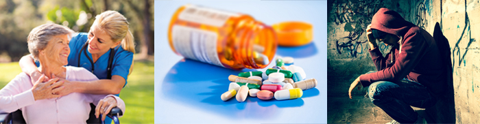 Multiple photos of human services jobs